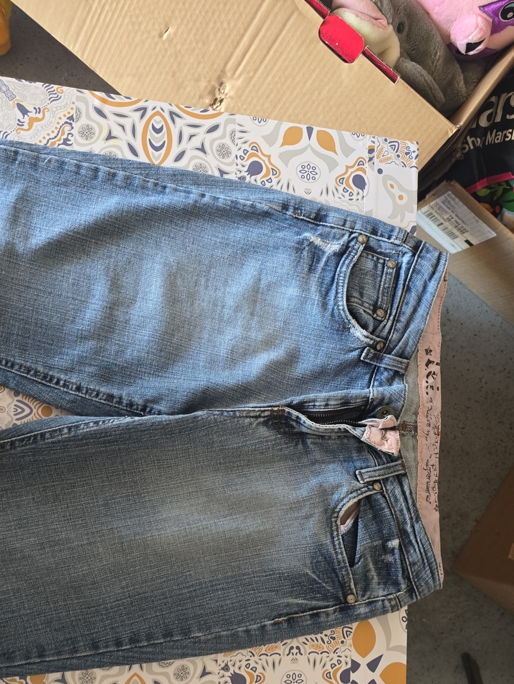 lei Women's Straight Leg Jeans in Light Blue Denim